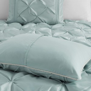 LARISSA 7 darabos ágytakaró garnitúra - kék - queen