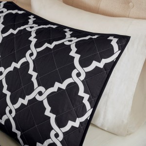 ULTIMA 4 darabos ágytakaró garnitúra - fekete - king